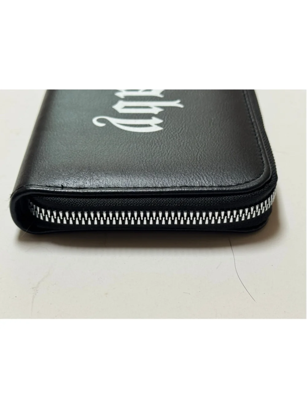 Unbranded Women’s Black and White Baby Graphic Zip-Around Wallet